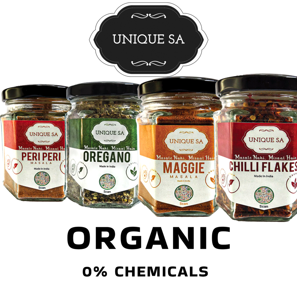 Organic Maggie Masala, Organic Peri Peri, No Chemicals